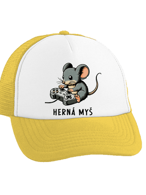 Herná myš šiltovka truckerka Sunflower cap