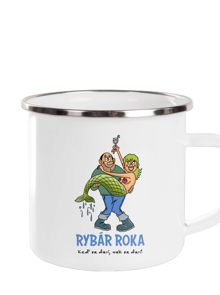 Rybár roka plecháčik White