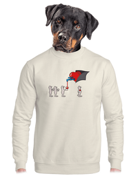 unisex mikina bez kapucne