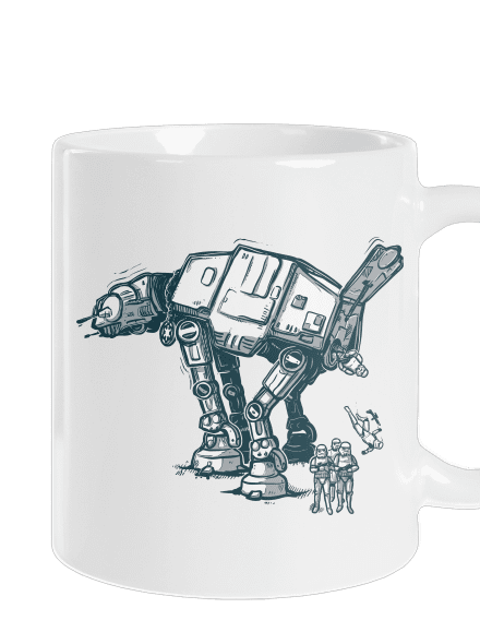 AT-AT klasický hrnček White