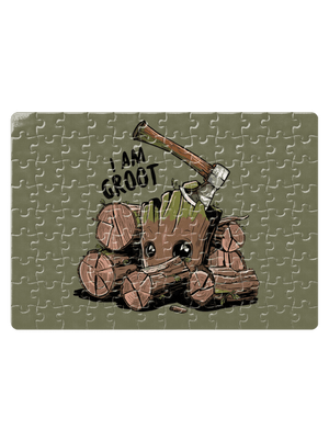 I Am Groot puzzle White