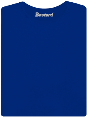 Bez potlače dámske tričko s lemom Royal Blue Mal