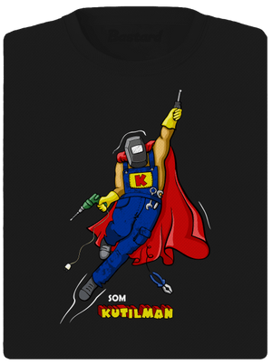 Kutilman dámske športové tričko Black