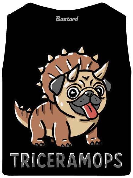 Triceramops pánske tielko Black