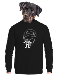 unisex mikina bez kapucne