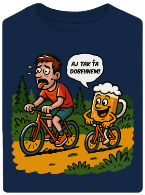 Dobehnem ťa unisex tričko oversized Midnight Blue