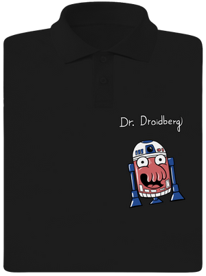 Dr. Droidberg pánska polokošeľa Black
