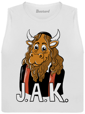 Jak dámske tielko voľné White