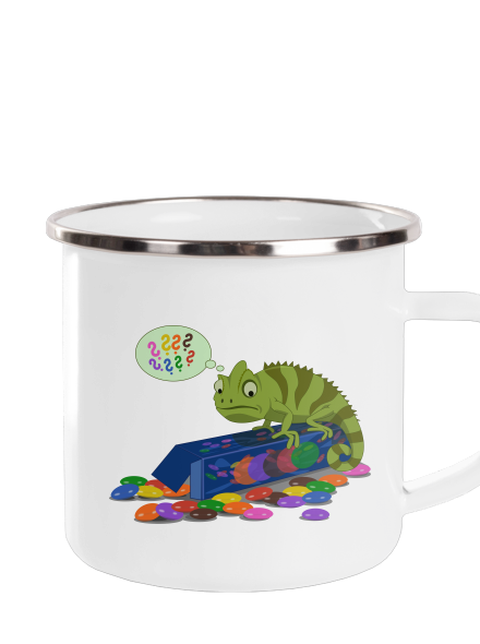 Zmätený chameleón plecháčik White