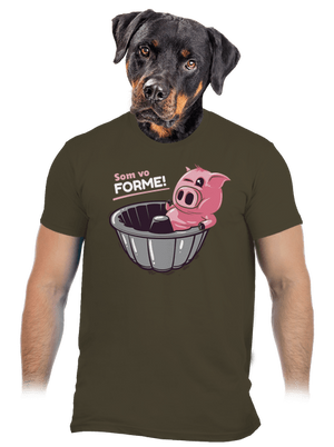 Vo forme pánske tričko Urban Khaki