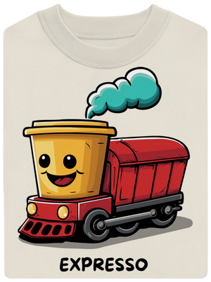 Expresso unisex mikina bez kapucne Off White