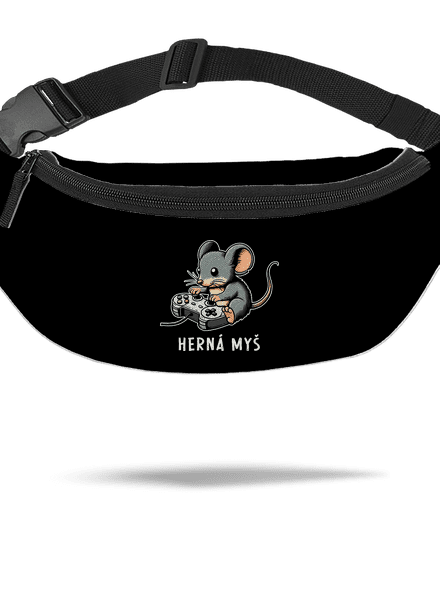 Herná myš ľadvinka Black