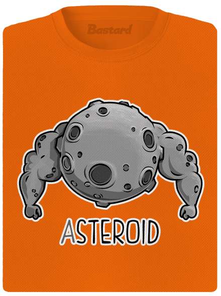 Asteroid dámske športové tričko Neon Orange