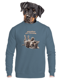 unisex mikina bez kapucne