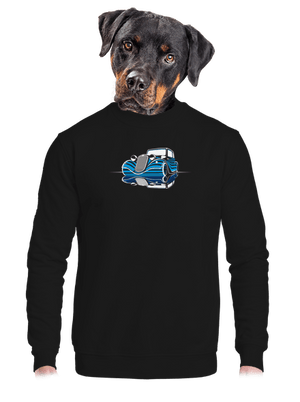 unisex mikina bez kapucne