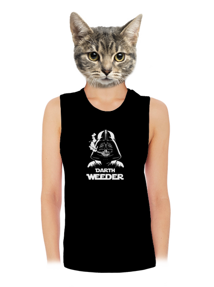 Darth Weeder dámske tielko voľné Black