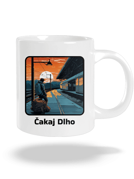 Čakaj dlho veľký hrnček White