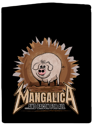 Mangalica dámska mikina na zips Black