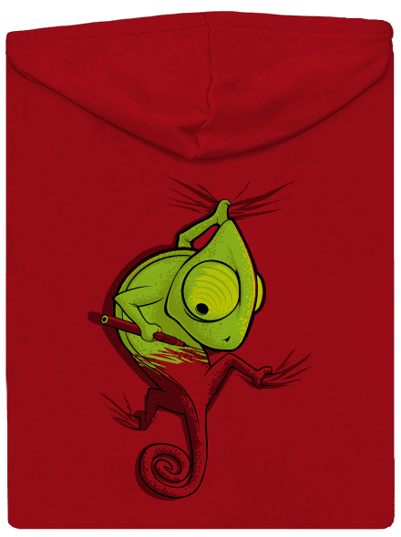 Zmizík pánska mikina na zips Red
