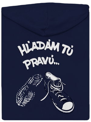 Hľadám tú pravú pánska mikina na zips Navy