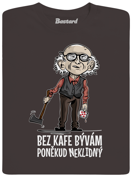 Neklidný bez kafe pánske dlhý rukáv Bear Brown