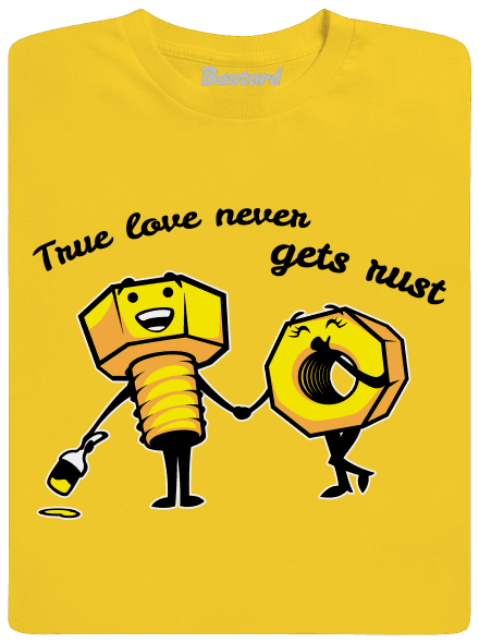 Pravá láska detské tričko Gold