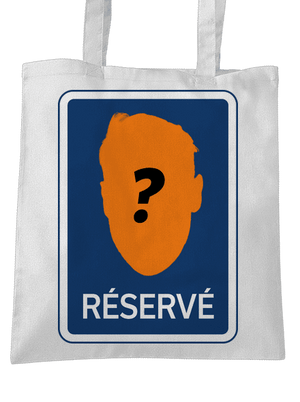Značka réservé taška White