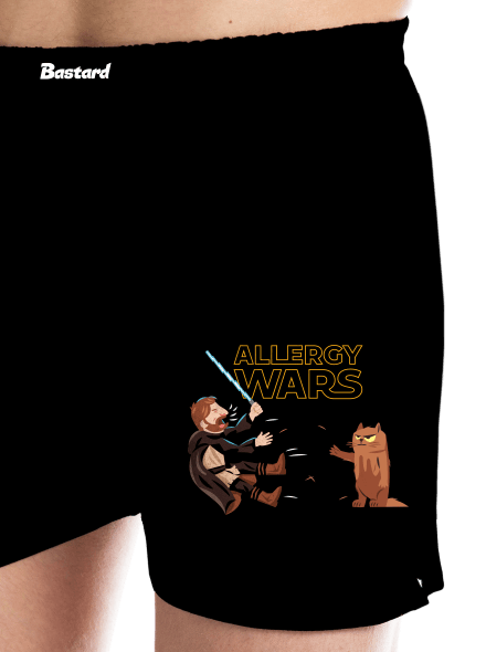 Allergy Wars pánske trenky Black