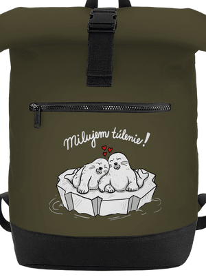 Milujem túlenie batoh Military Green