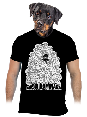 Nájdi kominára pánske tričko Black