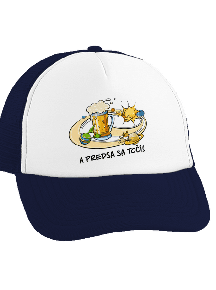A predsa sa točí! šiltovka truckerka French Navy cap