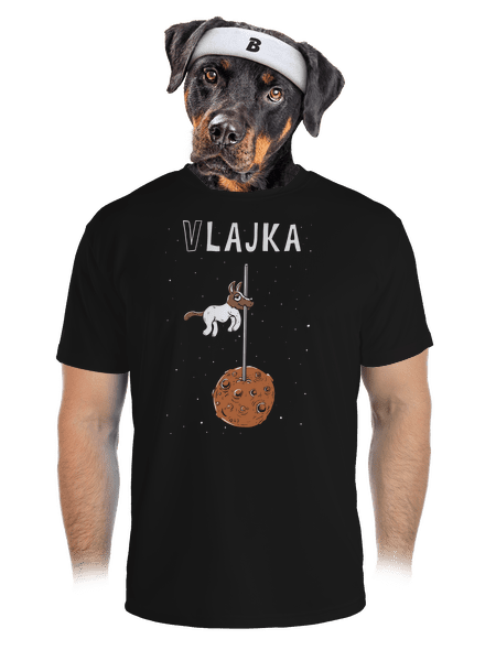 Vlajka pánske športové tričko Black