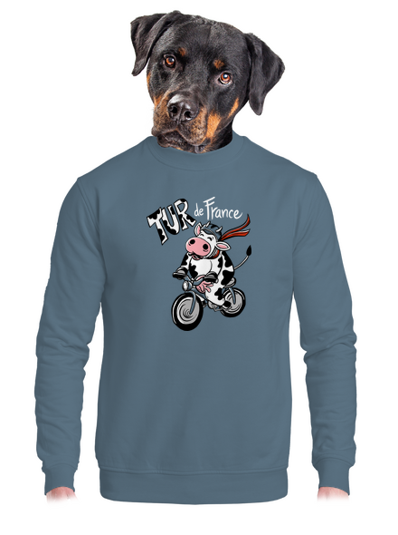 Tur de France unisex mikina bez kapucne Nordic Blue