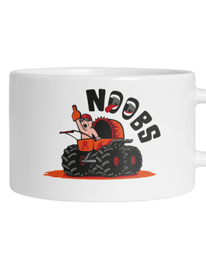 Monster stroller hrnček makronka White