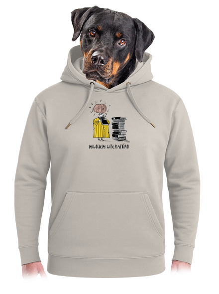 Milujem literatúru unisex mikina premium Pastel Macchiato