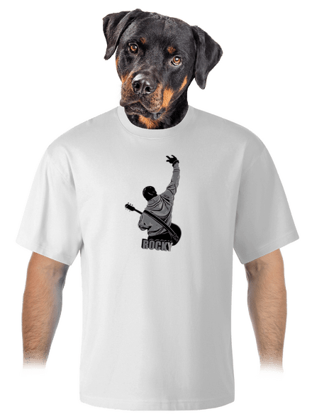 Rocky unisex tričko oversized White