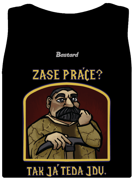 Zase práce? dámske tielko klasické Black