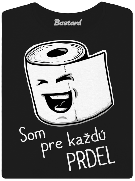 Prdel dámske tričko Black