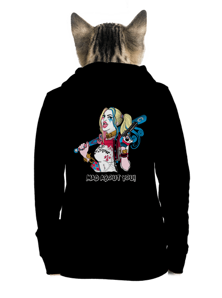 Joker a Harley dámska mikina na zips Black