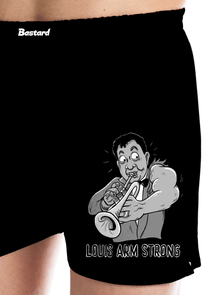 Louis Armstrong pánske trenky Black
