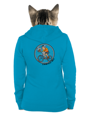 Cyklistický horoskop: Ryby dámska mikina na zips Blue Atol