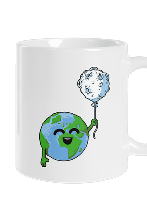 Balónik klasický hrnček White