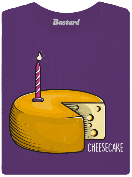 Cheese cake dámske tričko prémium Purple