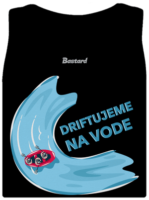 Driftujeme na vode dámske tielko klasické Black