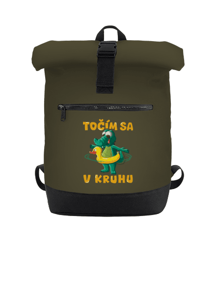 Točím sa v kruhu batoh Military Green