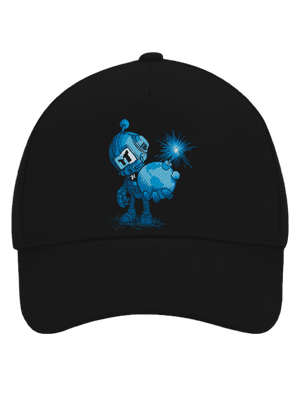 Časovaná bomba šiltovka baseballka Black