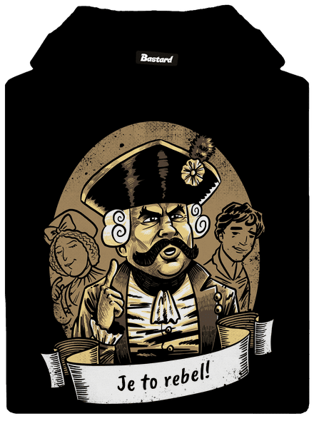 B14: S čerty nejsou žerty pánska mikina klokanka Black