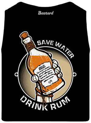 Save water pánske tielko Black