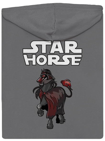 Star horse dámska mikina na zips Steel Gray