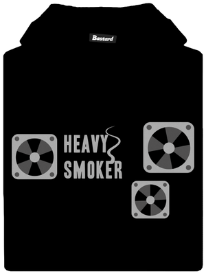 Heavy smoker detská mikina klokanka Black